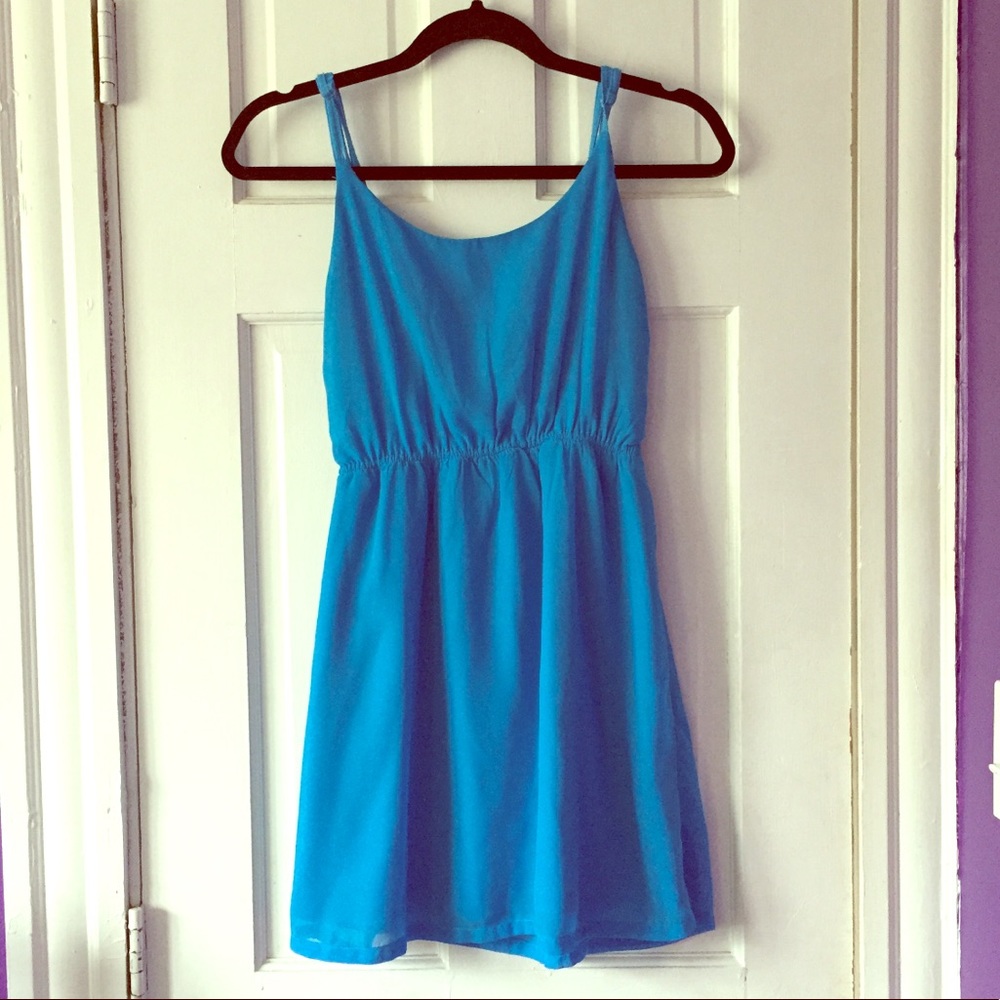 Blue dress